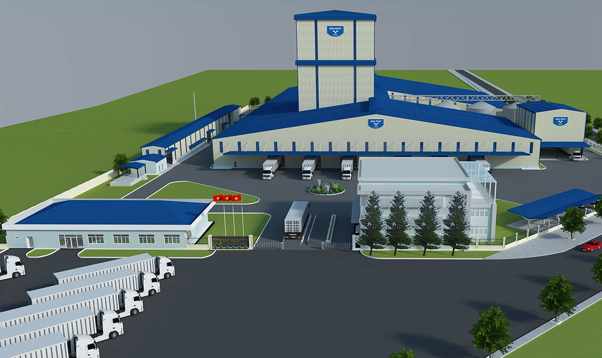 Nhà máy sản xuất thức ăn chăn nuôi Hòa Phát Đồng Nai